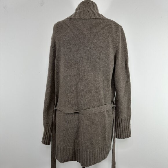 NWT Neiman Marcus 100% Cashmere 3pc Set: Cardigan/Top/Pant Size M/L Light Brown - Picture 8 of 16